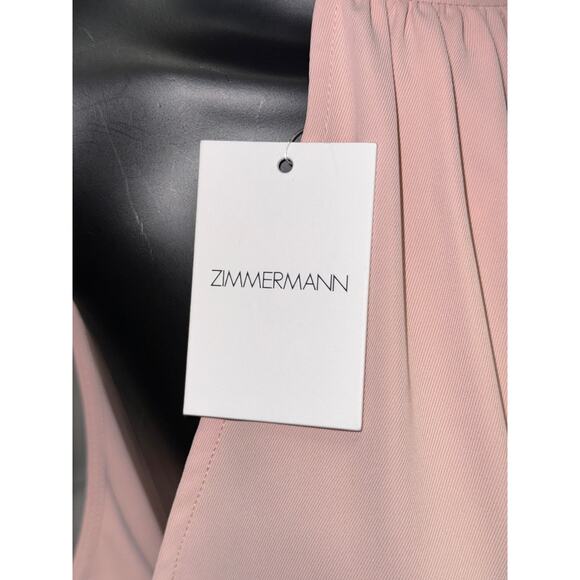 NWT Zimmermann A-Line Sleeveless Draped Back Midi Dress with Tags Sz M - Picture 2 of 15